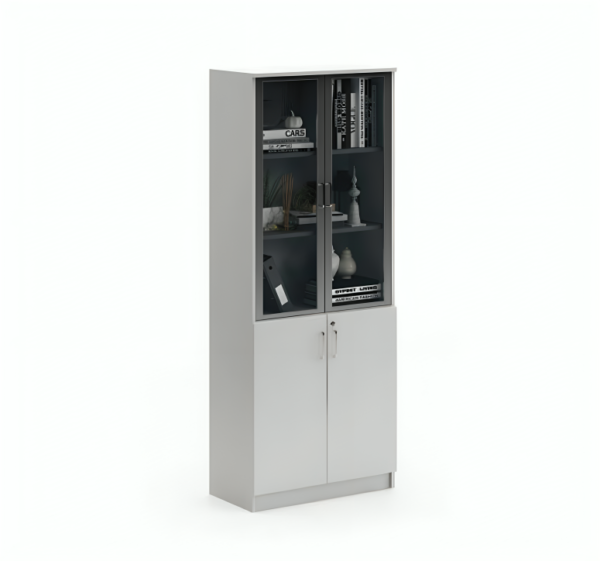 Aluminium Frame with Glass Doors